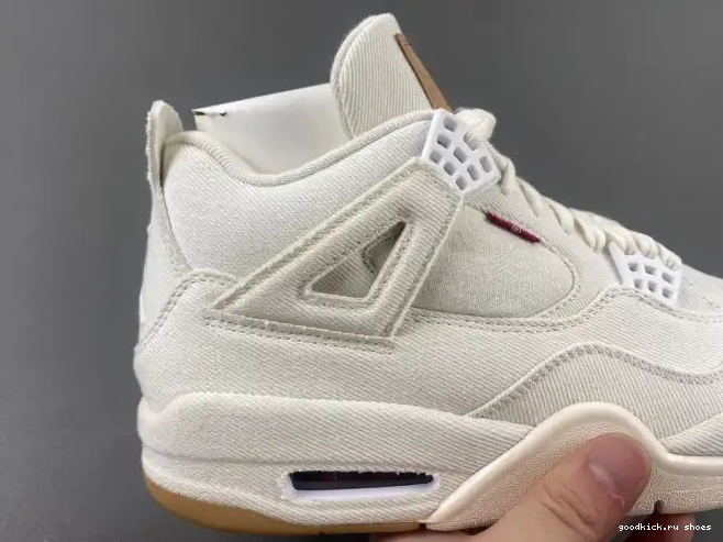 Jordan 4 Levi's Air x 'White' AO2571-100 0621